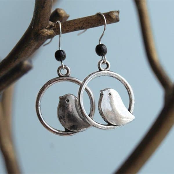 Simian Style Vintage Gemstone Bird Drop Earring Ideas