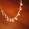 Vintage Natural Freshwater Pearl Necklace For Women