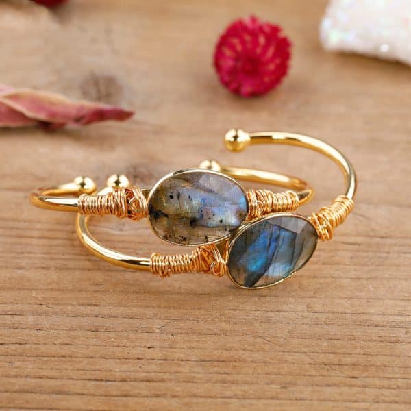 Raw Stone Thick Beaded Bracelet