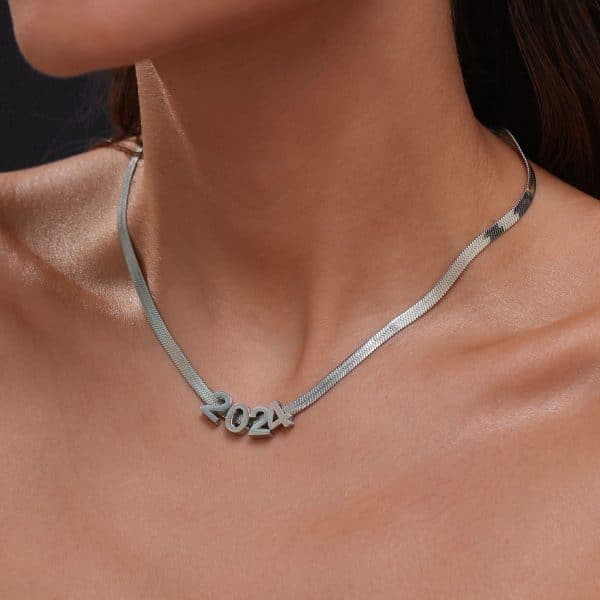 INS Commuter's All-matching Number Letter Necklace