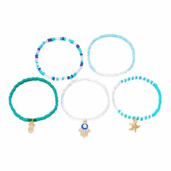 Bohemian Holiday Bracelet Suit Women