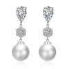 Stylish Water Drop Zircon Earrings Elegant
