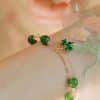 Women's New Chinese Zircon Maple Leaf Pendant Adjustable