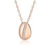 Coffee Bean Sterling Silver Necklace Japanese And Korean Female Niche