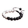 White Turquoise Volcanic Rock Couple Bracelet