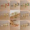 Diamond Butterfly Ear Ring Ear Clip Ear Studs Earring Set
