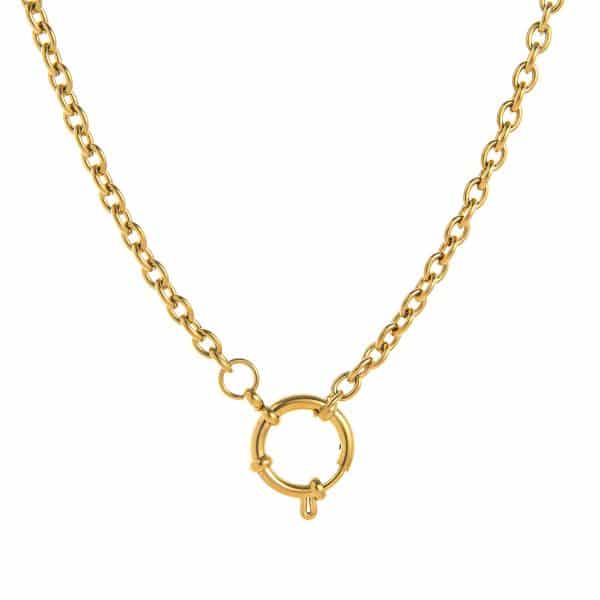 DIY Basic Open Chain Copper Plating 18K Gold Color Protection