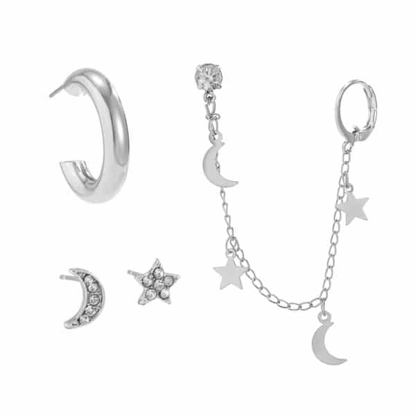 Xingyue Tassel Set Earrings Female Geometric Personality