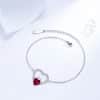 European And American Cat Footprints High Sense Female With Hearts Twine Rope Bracelet For Women