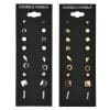 Pearl zircon earrings set