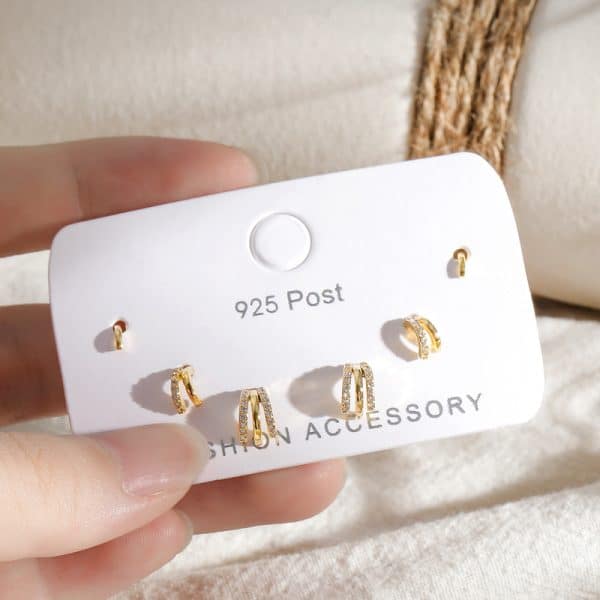 New Fashion Earrings Set Simple Ins Wind Hook