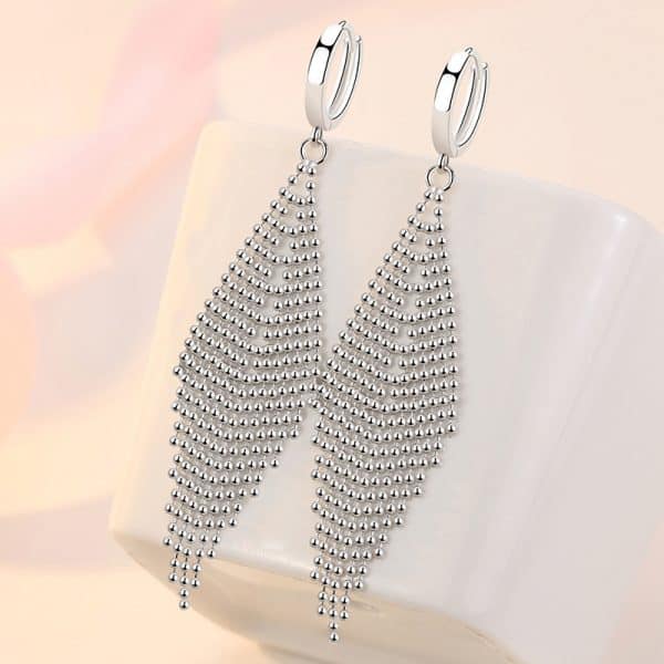 Bead Curtain Earrings Jewelry Water Drop Wheat