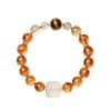 Women's Ethnic Style Carved Citrine Bracelet