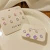 Super Colored Stud Earrings Set For Women