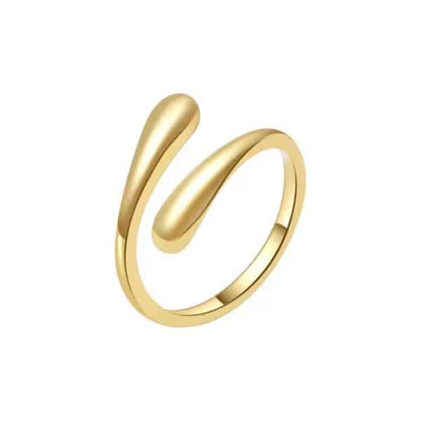 Stylish And Simple Personality Hug Female Open Ring