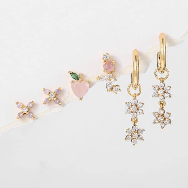 Women's Fruit Ear Studs Six-piece Set