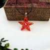 Creative Ocean Style Art Starfish Inner Spiral Necklace