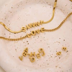 INS Commuter's All-matching Number Letter Necklace