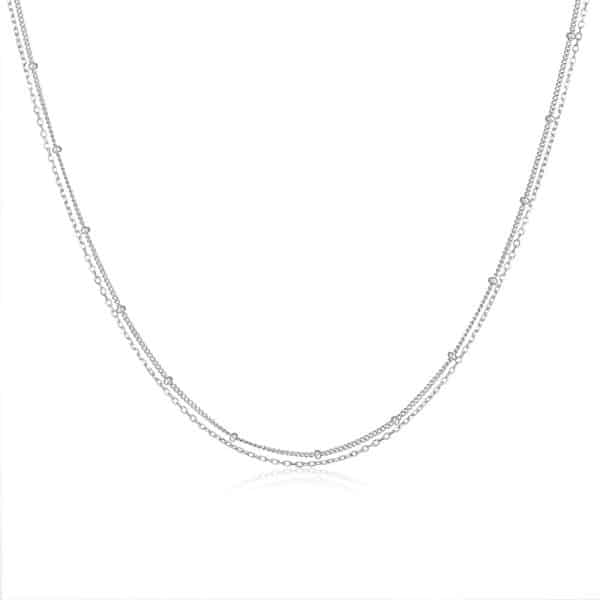 Women's Simple Fashion Personality Double-layer Necklace