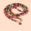 108 Beads String Lotus Hanging Multi-layer Bracelet