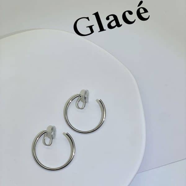 Women's Temperament Circle Mosquito Coil Ear Clip To Show Thinness
