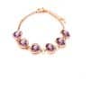 High-end Fashion Peach Heart Crystal Bracelet