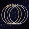 Big Circle Metal Exaggerated Circle Earrings Circle Geometry Earrings