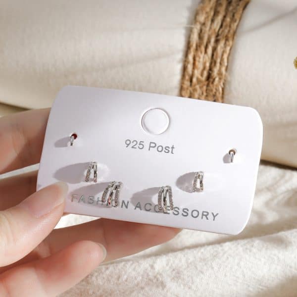 New Fashion Earrings Set Simple Ins Wind Hook