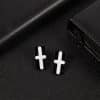 Anime Metal Rectangle Cross Drop Earrings Stud Earrings