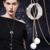 Simple All-match Women's Long Sweater Chain