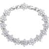 Blue Full Diamond Lotus Bracelet For Men's Hip Hop Dopamine Colored Tennis Chain