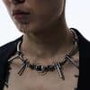 Women's Fashion Personality Punk Beaded Clavicle Chain