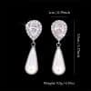 Water Drop Creative Drop Earrings Inlay