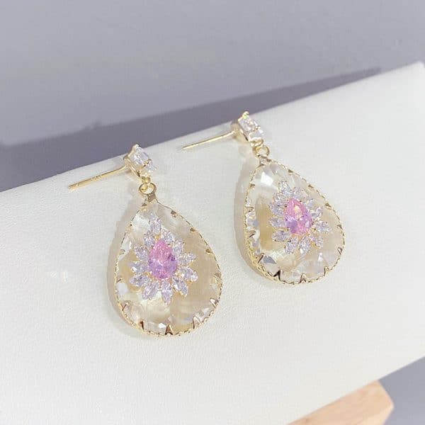 Transparent Drop Earrings Exaggerated And Refreshing Personality