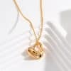 Niche Design Love Titanium Steel Necklace