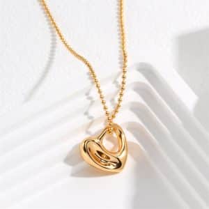Niche Design Love Titanium Steel Necklace