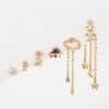 Cloud Tassel Earrings Set Ins Style Temperament Geometric