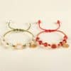 Xiao Hong Rope Bracelet Girls' High-grade Lucky Beads