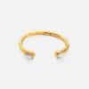 18K Real Gold Plated Titanium Steel INS Fashion Exquisite Zircon Opening Bracelet