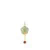 Flower Inlaid Natural Hetian Jade Clavicle Chain