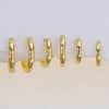 Smooth Ear Buckle Set 18K No Fading