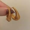 Thread Like Ear Hoops Niche Design Fashion