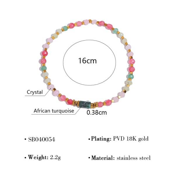 European And American New Thread Ring Stitching Open-ended Bracelet