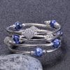 Natural blue stone imperial stone turquoise bracelet