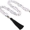 108 PCs 8mm Handmade Knotted Beaded Necklace