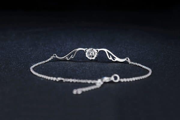 Angel Wings Zircon Micro-inlaid Plated Bracelet