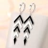 Women's Fashion Cut Head Drop Earrings