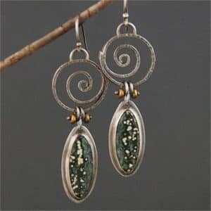 Women's Fashion Hollowed-out Spiral Drop Earrings