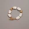 Vintage Stone Square Baroque Pearl Jewelry