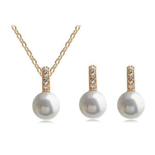 Simple Fashion Necklace Elegant Pearl Women's